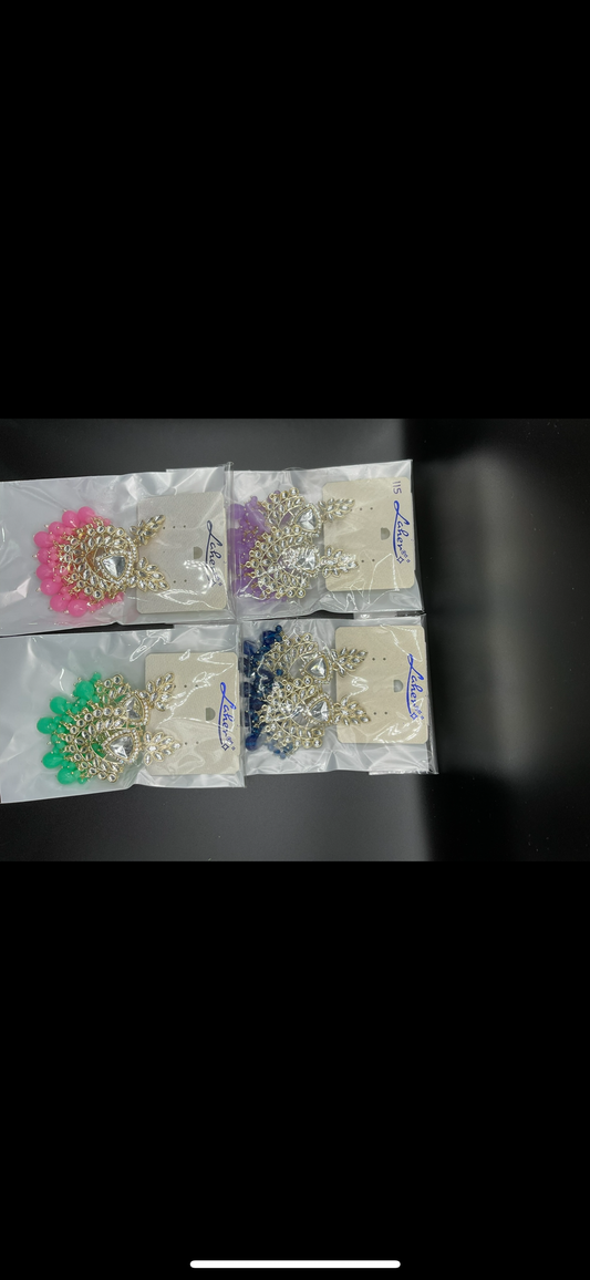 Gorgeous Stone ChandBaliyan Earrings